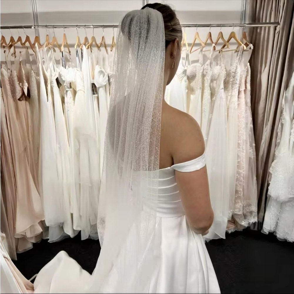 Extra Long Sparkle Glitter Cathedral Veil